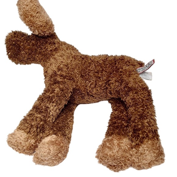 Douglas The Cuddle Toy Chocolate Brown Moose Bean Plush 8 Inch Stuffed Animal - Picture 7 of 8